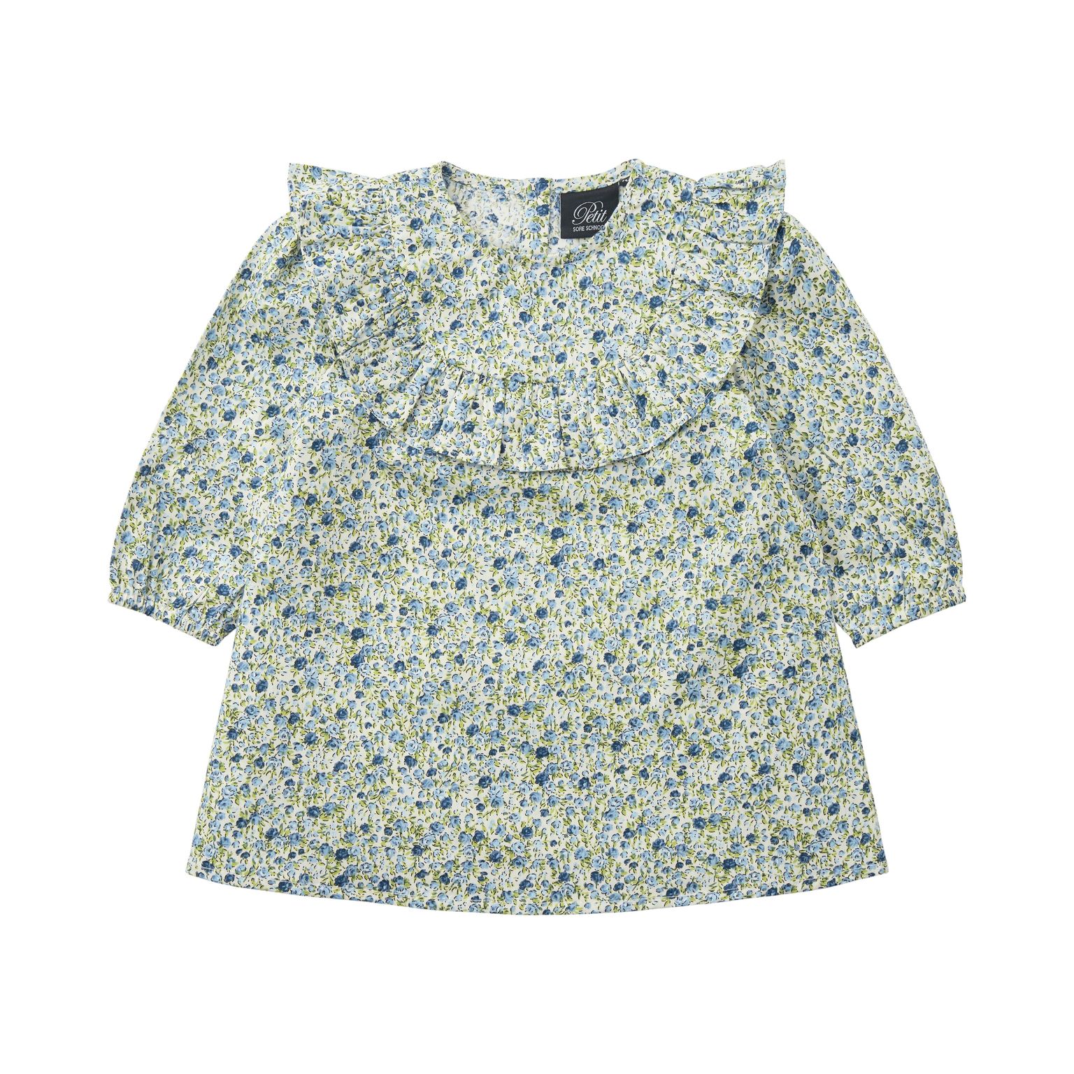 Petit by Sofie Schnoor, SP22 - Kjole med blomster, Blue 110 (5Y)