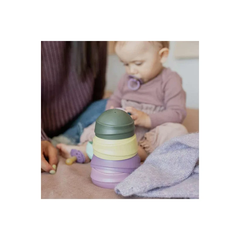  Play - Wobbly Tower - Tumletrn - Pastel Rainbow