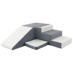 Rutsjebane legest Bld Skumleg - hvid/gr