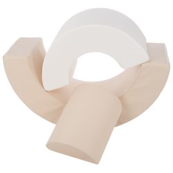 Regnbue - Skum, - Hvid, Beige