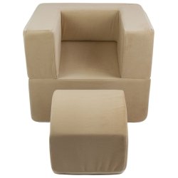 Foldbar Brnestol, Beige