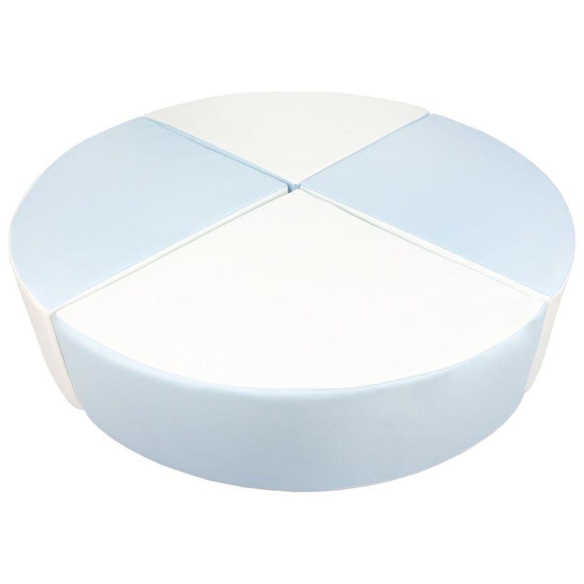 Balancepude Skum - Bl/Hvid