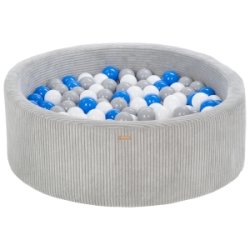 Fljls Boldbassin m. 300 bold - Gr, Hvid, Gr