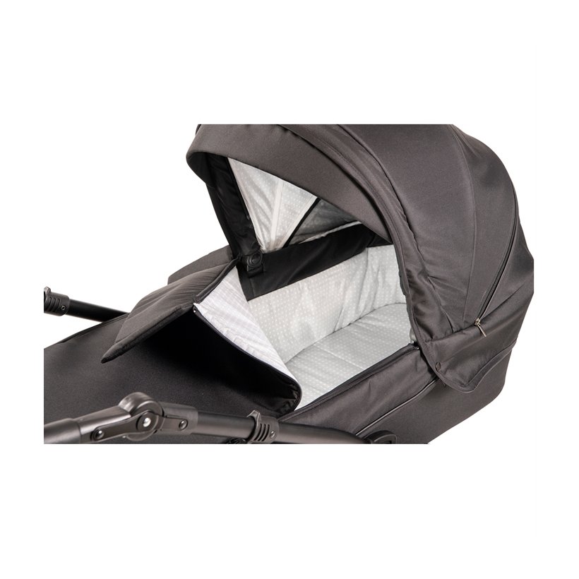 TRILLE Royal Barnevogn, Ebony/Sort