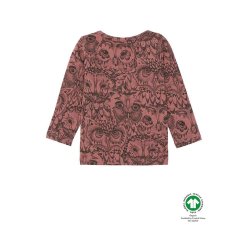 Soft Gallery Langrmet T-Shirt Burlwood, AOP Owl