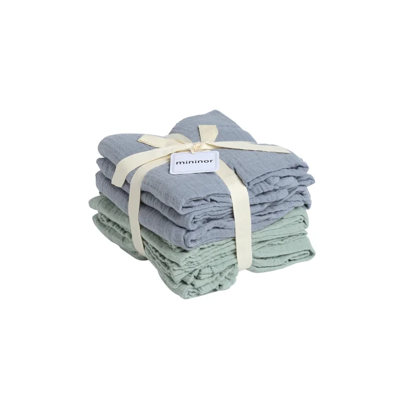 Mininor kologisk muslinklud  "Gr Seal/Pilegrn"