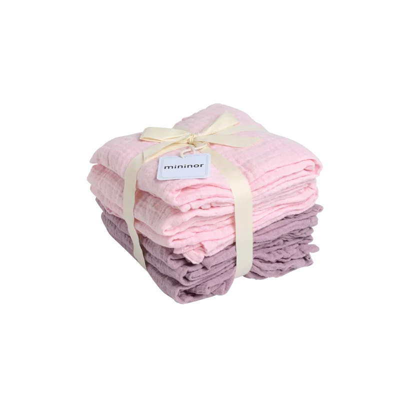 Mininor kologisk muslinklud "Heath Flower/Rose"