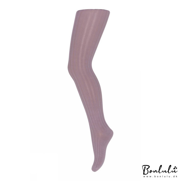 MP - Cotton rib Strmpebukser, Lilac Shadow