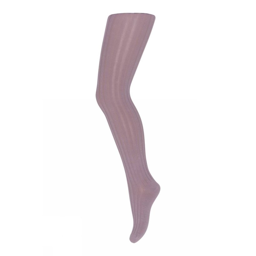 MP - Cotton rib Strmpebukser, Lilac Shadow