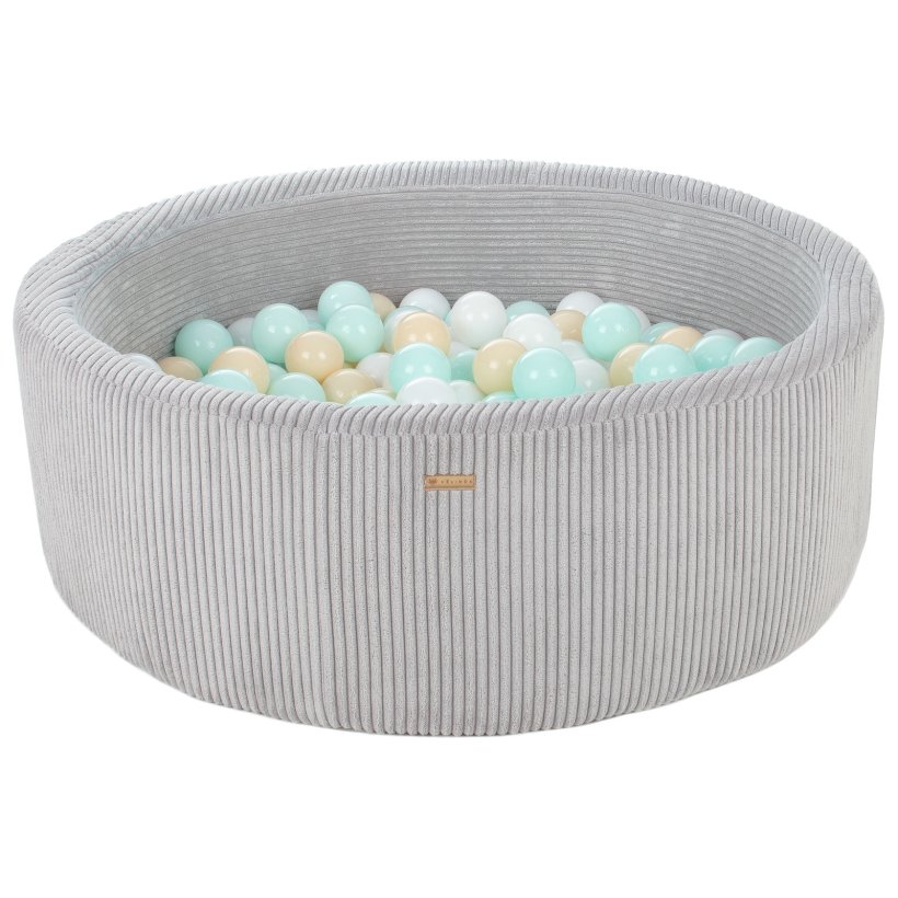 Fljls Boldbassin m. 200 bolde - Grn, Hvid, Guld