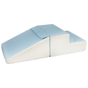 Rutsjebane legest/Skumleg - Hvid/Baby Bl