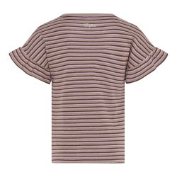 En Fant - T-Shirt SS Stripe, Chestnut