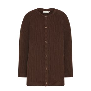 En Fant - Cardigan Long Knit, Chestnut