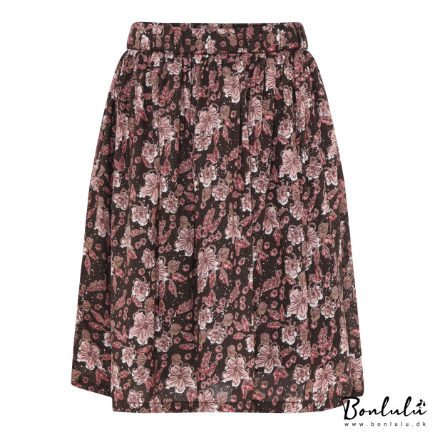 EN Fant - Skirt Flower Woven, Demitasse