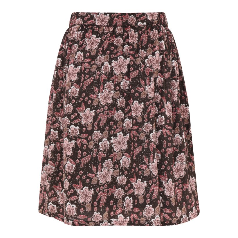 EN Fant - Skirt Flower Woven, Demitasse