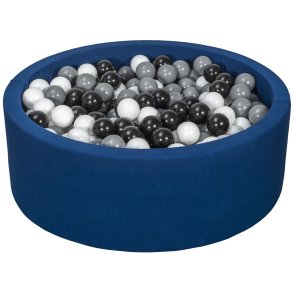 Bldt Jersey  Navy Bold Bassin m. 450 bolde -  Sort/Hvid/Gr