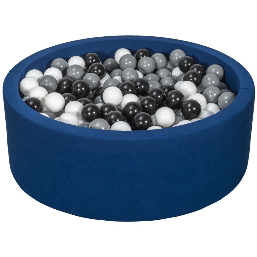 Bldt Jersey  Navy Bold Bassin m. 450 bolde -  Sort/Hvid/Gr