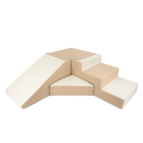 Rutsjebane legest Bld Skumleg - hvid/beige