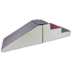 Step'n'slide rutsjebane legest/Skumleg - gr/hvid/lilla