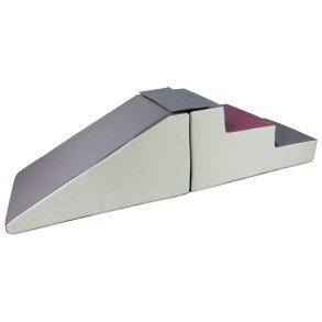 Step'n'slide rutsjebane legest/Skumleg - gr/hvid/lilla