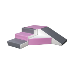 Rutsjebane legest Hrd Skumleg - lyserd/hvid/gr