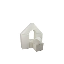 6 pcs Castle Set - Bldt Skum, Hvid