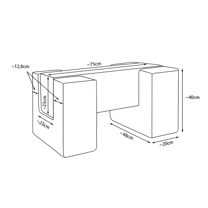 Balance Modul - Hvid/Gr
