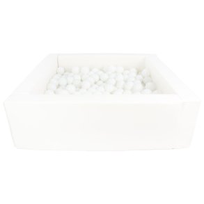 Bldt skum Bold bassin + 300 balls, Hvid m. Hvide bolde