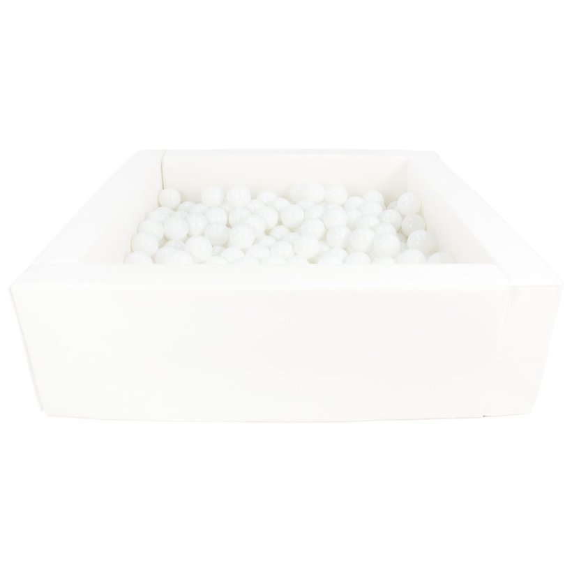 Bldt skum Bold bassin + 300 balls, Hvid m. Hvide bolde