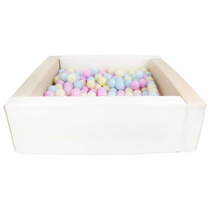 Bldt skum Bold bassin + 300 balls, Beige/Hvid M. pastel