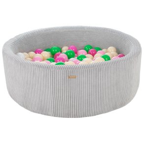 Fljls Boldbassin m. 200 bolde - Grn, Guld, Pink