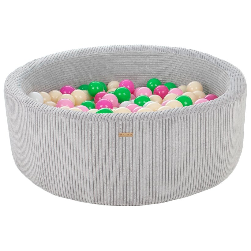 Fljls Boldbassin m. 200 bolde - Grn, Guld, Pink