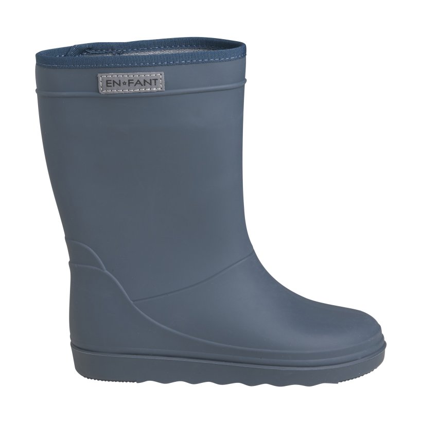 En Fant - Rain Boots Solid, Dark Slate