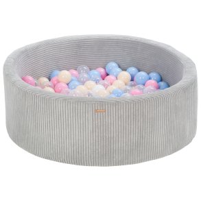 Fljls Boldbassin m. 200 bolde - Bl, Guld, Pink