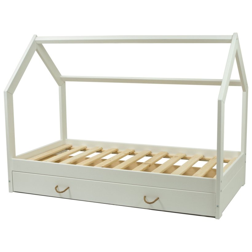 Husseng med skuffe, Hvid