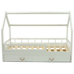 Husseng Med Skuffe og Barriere, Hvid