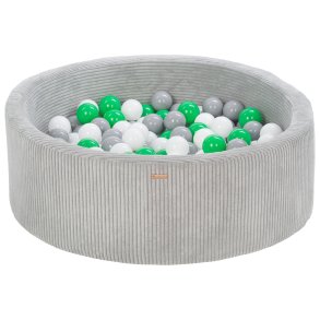 Fljls Boldbassin m. 200 bolde - Gr, Grn, Hvid