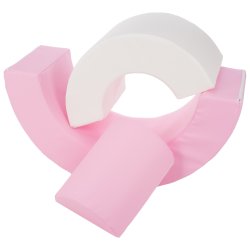 Regnbue - Skum, Pink, Hvid