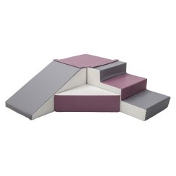 Rutsjebane legest Hrd Skumleg - lilla/hvid/gr