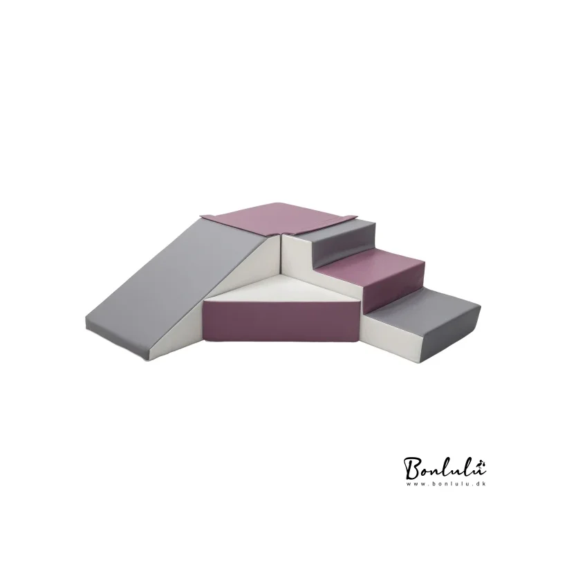 Rutsjebane legest Hrd Skumleg - lilla/hvid/gr