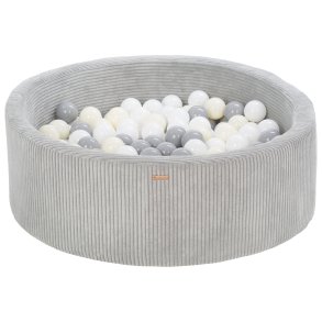 Fljls Boldbassin m. 200 bolde - Gr, Hvid, Guld