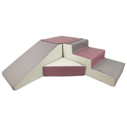 Rutsjebane legest Bld Skumleg - lilla/hvid/gr