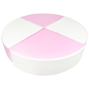 Balancepude Skum - Pink/Hvid