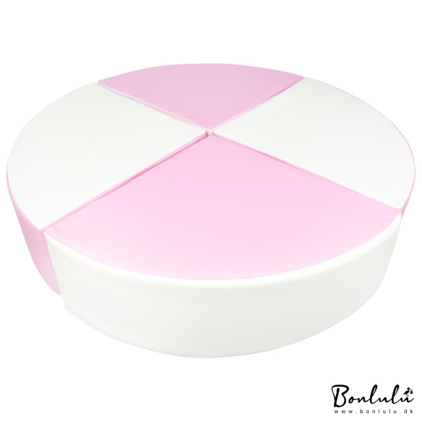 Balancepude Skum - Pink/Hvid