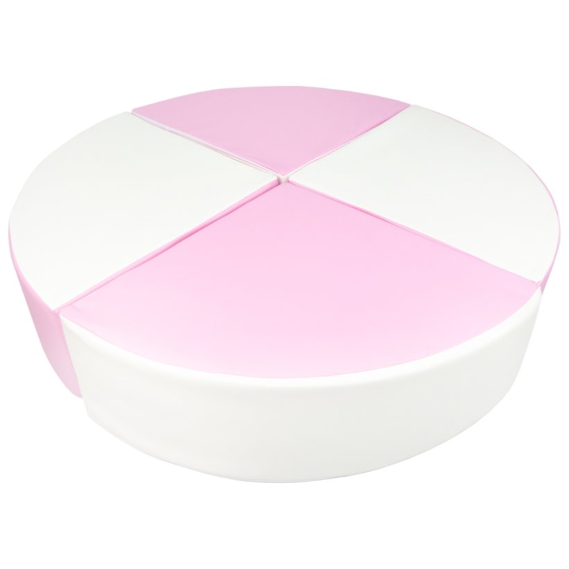 Balancepude Skum - Pink/Hvid