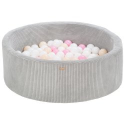 Fljls Boldbassin m. 200 bolde - Pink, Hvid, Guld