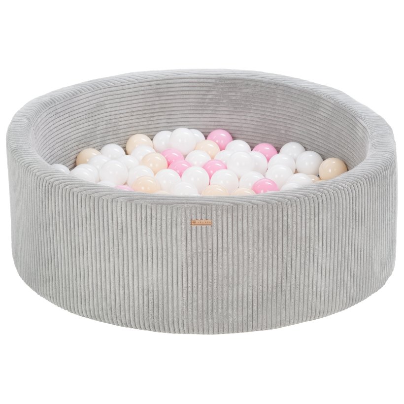 Fljls Boldbassin m. 200 bolde - Pink, Hvid, Guld