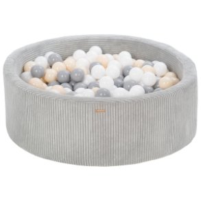 Fljls Boldbassin m. 300 bolde - Hvid, Gr, Guld