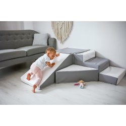 Express - Lille rutsjebane legest/Skumleg - gr/hvid