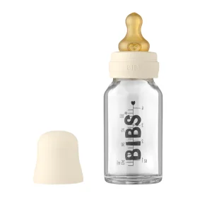 Baby Glass Bottle Complete Set 110ml - Ivory